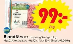 Blandfärs
