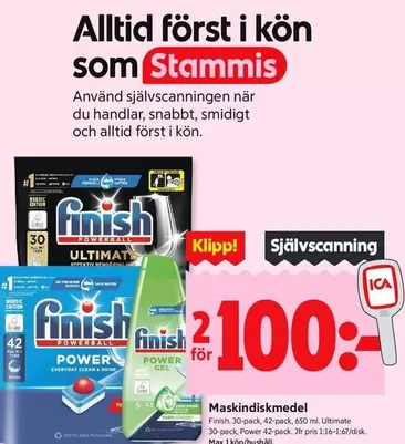 Finish - Maskindiskmedel