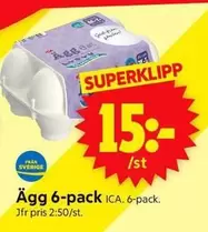 Ägg 6-pack