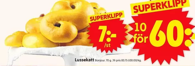 Bonjour - Lussekatt