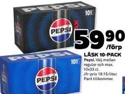 Pepsi - LÄSK 10-PACK
