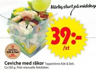 Start - Ceviche med räkor