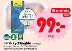 Kronfågel - Färsk kycklingfilé