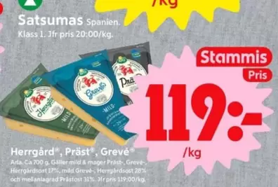 Arla - Herrgård, Präst, Grevé