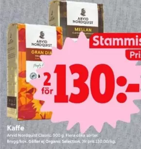 Arvid Nordquist - Kaffe