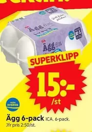 Ägg 6-pack