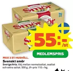 Extra - Svenskt smör