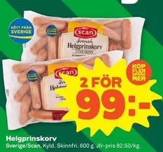 Scan - Helgprinskorv