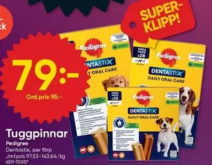 Pedigree - Tuggpinnar