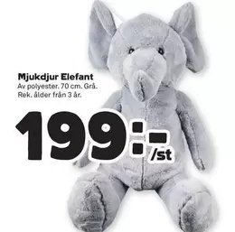 Mjukdjur Elefant