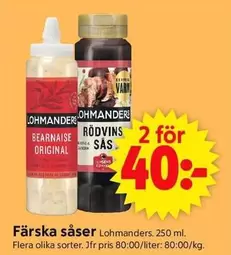 Lohmanders - Färska såser
