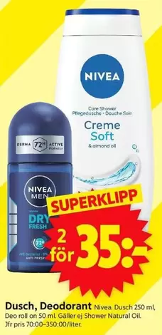 Nivea - Dusch, Deodorant