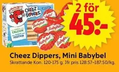 Cheez Dippers, Mini Babybel