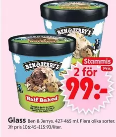Ben & Jerrys - Glass