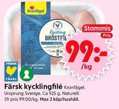 Kronfågel - Färsk kycklingfilé