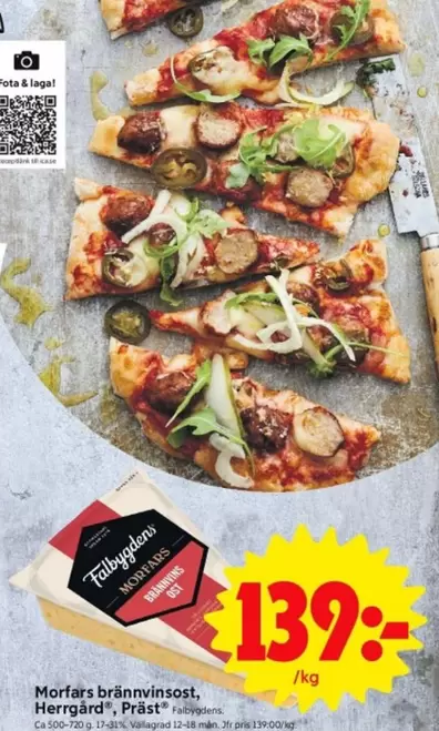 Falbygdens - Morfars brännvinsost, Herrgård, Präst