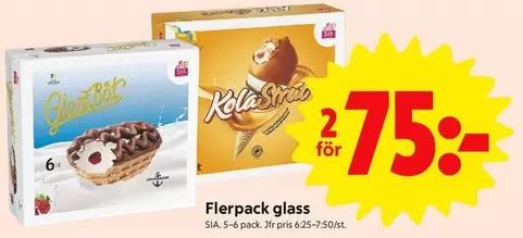 Sia - Flerpack glass