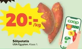 Coop - Sötpotatis