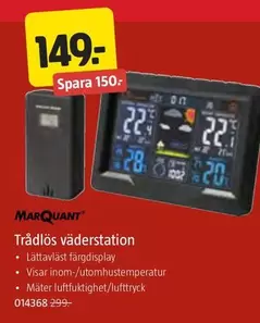 Marquant - Trådlös väderstation