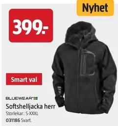 Bluewear - Softshelljacka herr