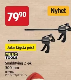 Meec Tools - Snabbtving 2 -pk