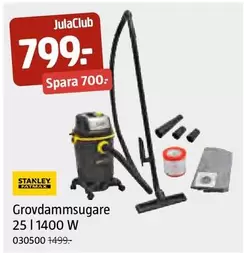 Stanley Fatmax - Grovdammsugare 25 l 1400 W