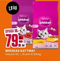 whiskas - KATTMAT