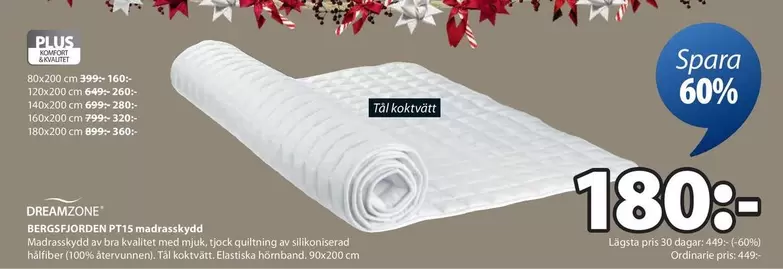 BERGSFJORDEN P115 madrasskydd