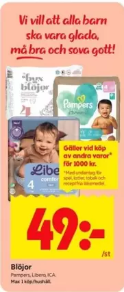 Pampers - Blöjor