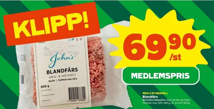 Blandfärs