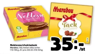 marabou - Noblesse/chokladask