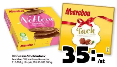 marabou - Noblesse/chokladask