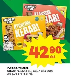 Kebab/falafel