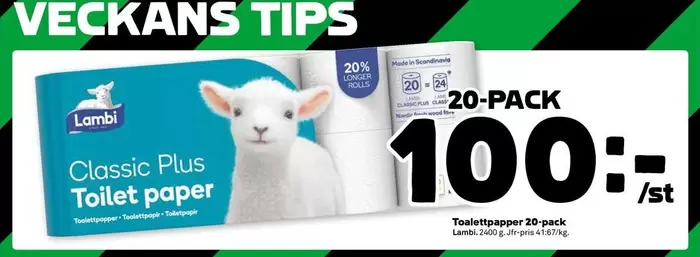 Lambi - Toilet paper