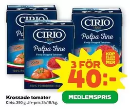 Mer - Krossade tomater