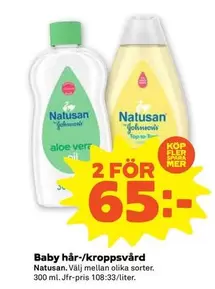 Natusan - Baby hår-/kroppsvård