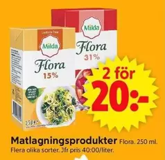 Milda - Matlagningsprodukter