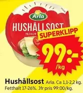 Arla - Hushållsost