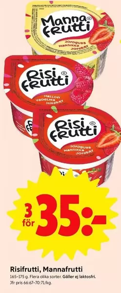 Risifrutti - , Mannafrutti