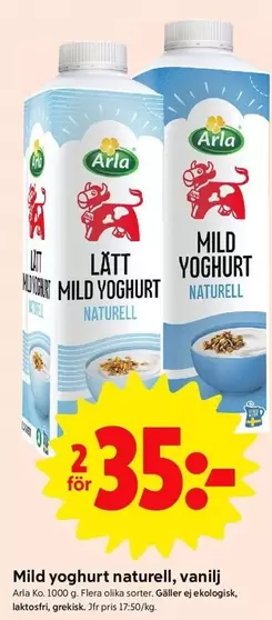 Arla - MILD YOGHURT