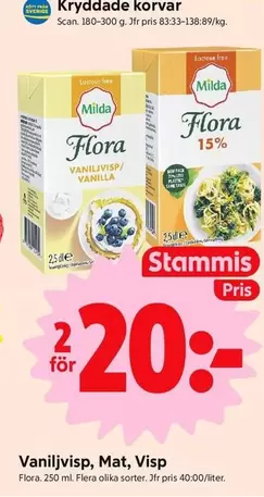 Scan - Vaniljvisp, Mat, Visp