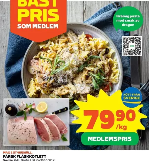 Coop - FÄRSK FLÄSKKOTLETT