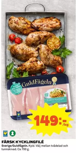 Guldfågeln - FÄRSK KYCKLINGFILÉ