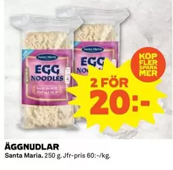 Santa Maria - ÄGGNUDLAR