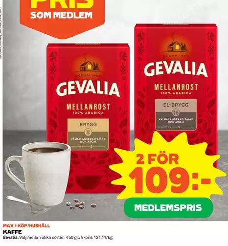 gevalia - MELLANROST