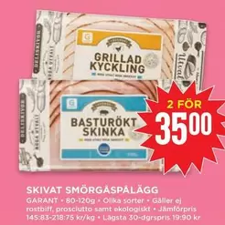 Garant - GRILLAD KYCKLING or BASTURÖKT SKINKA