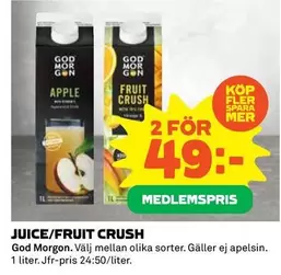God Morgon - JUICE/FRUIT CRUSH