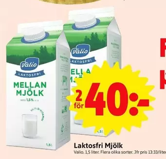 valio - Laktosfri Mjölk