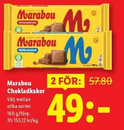 marabou - Chokladkakor