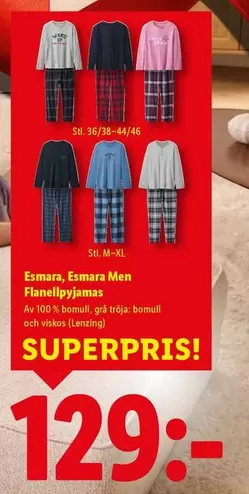 Flanellpyjamas